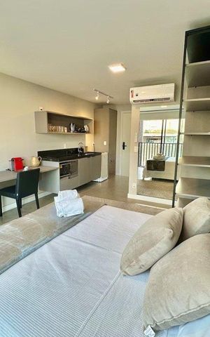Apartamento à venda com 24m², 1 quarto e sem vaga Apartamento à venda com 24m², 1 quarto e sem vagaQuarto