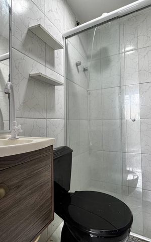 Apartamento à venda com 60m², 2 quartos e sem vaga Apartamento à venda com 60m², 2 quartos e sem vagaBanheiro Suíte