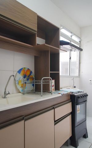 Apartamento à venda com 45m², 2 quartos e 1 vagaCozinha
