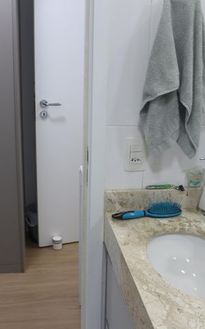 Apartamento à venda com 93m², 3 quartos e 2 vagasBanheiro da Suíte