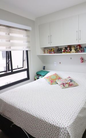 Apartamento à venda com 37m², 1 quarto e 1 vagaQuarto