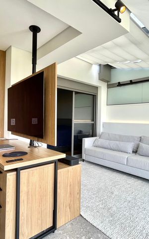 Apartamento à venda com 65m², 1 quarto e 1 vaga Apartamento à venda com 65m², 1 quarto e 1 vagaSala