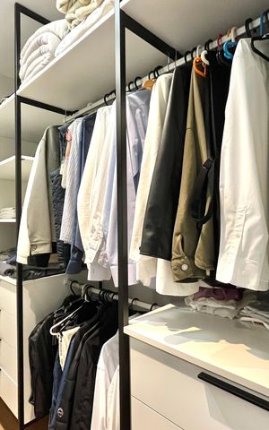 Apartamento à venda com 65m², 1 quarto e 1 vaga Apartamento à venda com 65m², 1 quarto e 1 vagaCloset da suíte