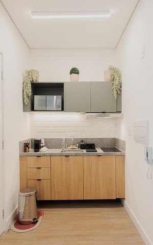 Studio à venda com 23m², 1 quarto e sem vagaCozinha