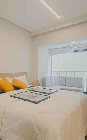 Studio à venda com 23m², 1 quarto e sem vagaQuarto