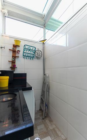 Casa de condomínio para alugar com 55m², 2 quartos e 2 vagas Casa de condomínio para alugar com 55m², 2 quartos e 2 vagasÁrea de Serviço