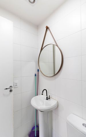 Apartamento à venda com 36m², 2 quartos e sem vaga Apartamento à venda com 36m², 2 quartos e sem vagaBanheiro