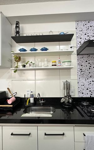 Apartamento à venda com 36m², 2 quartos e sem vaga Apartamento à venda com 36m², 2 quartos e sem vagaSala/Cozinha