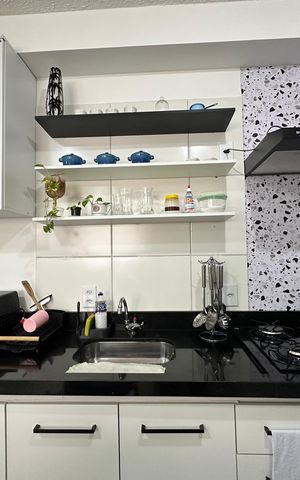 Apartamento à venda com 36m², 2 quartos e sem vaga Apartamento à venda com 36m², 2 quartos e sem vagaSala/Cozinha