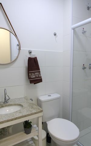 Apartamento à venda com 50m², 2 quartos e 1 vagaBanheiro Social