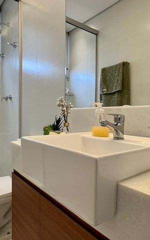 Apartamento à venda com 85m², 3 quartos e 2 vagasbanho