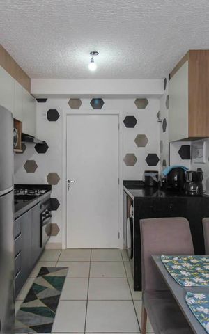 Apartamento à venda com 44m², 2 quartos e sem vagaSala/Cozinha