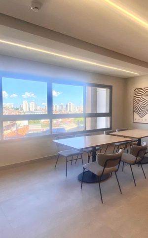 Studio à venda com 26m², 1 quarto e sem vagaCoworking