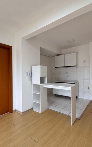 Apartamento à venda com 25m², 1 quarto e sem vaga Apartamento à venda com 25m², 1 quarto e sem vagaSala/Cozinha
