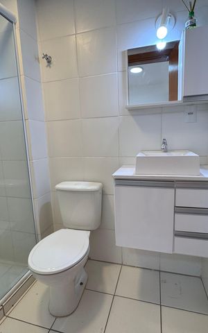 Apartamento à venda com 25m², 1 quarto e sem vaga Apartamento à venda com 25m², 1 quarto e sem vagaBanheiro