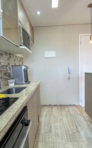 Apartamento à venda com 50m², 2 quartos e 1 vagaCozinha e Área de Serviço
