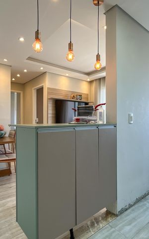 Apartamento à venda com 50m², 2 quartos e 1 vagaCozinha e Área de Serviço