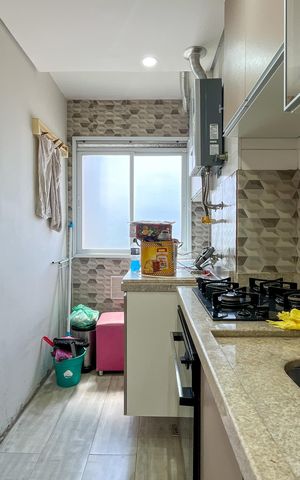 Apartamento à venda com 50m², 2 quartos e 1 vagaCozinha e Área de Serviço