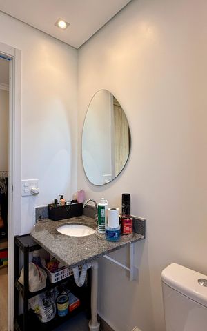 Apartamento à venda com 81m², 3 quartos e 1 vaga Apartamento à venda com 81m², 3 quartos e 1 vagaBanheiro Suíte