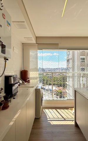 Apartamento à venda com 81m², 3 quartos e 1 vaga Apartamento à venda com 81m², 3 quartos e 1 vagaÁrea de Serviço