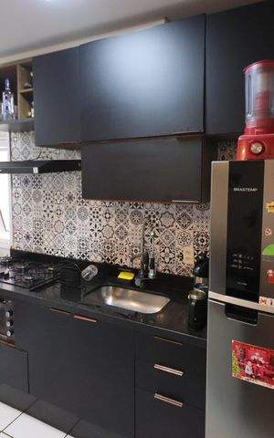 Apartamento à venda com 63m², 3 quartos e 1 vagaCozinha e Área de Serviço
