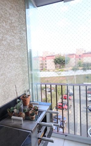 Apartamento à venda com 63m², 3 quartos e 1 vagaVaranda