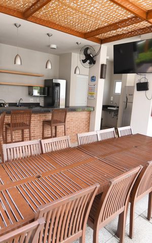 Apartamento à venda com 82m², 2 quartos e 2 vagasÁrea comum - Churrasqueira