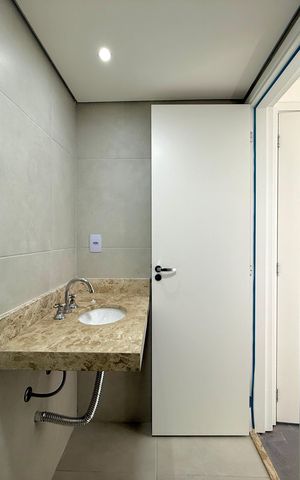 Apartamento à venda com 46m², 1 quarto e sem vaga Apartamento à venda com 46m², 1 quarto e sem vagaBanheiro Suíte
