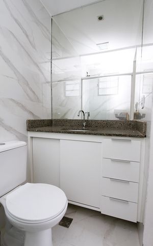 Apartamento para alugar com 65m², 3 quartos e 1 vagaBanheiro da Suíte