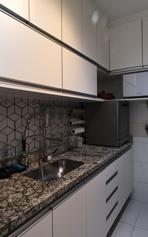 Apartamento à venda com 96m², 3 quartos e 2 vagasCozinha