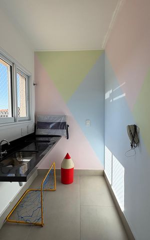 Apartamento à venda com 96m², 3 quartos e 2 vagasBrinquedoteca fraldário 