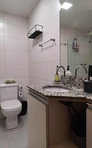 Apartamento à venda com 96m², 3 quartos e 2 vagasBanheiro