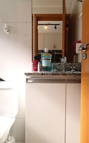 Apartamento à venda com 96m², 3 quartos e 2 vagasBanheiro da Suíte