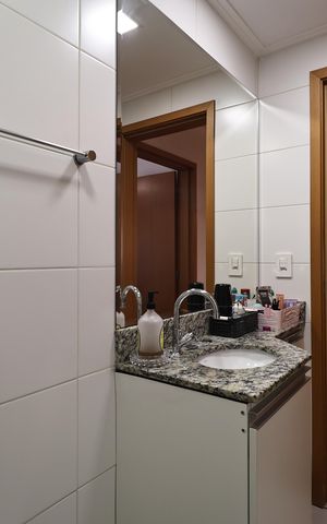 Apartamento à venda com 96m², 3 quartos e 2 vagasBanheiro