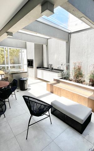 Apartamento à venda com 120m², 1 quarto e 1 vaga Apartamento à venda com 120m², 1 quarto e 1 vagaÁrea gourmet
