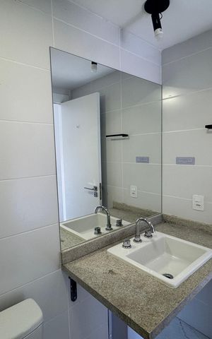 Apartamento à venda com 64m², 1 quarto e 1 vagaBanheiro da Suíte