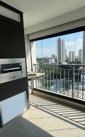 Apartamento à venda com 64m², 1 quarto e 1 vagaVaranda gourmet