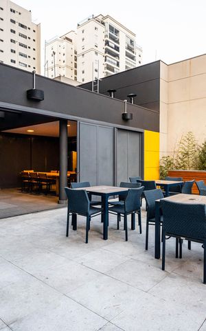 Studio para alugar com 25m², 1 quarto e sem vagaChurrasqueira