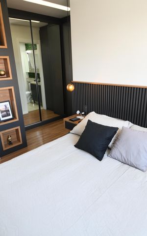 Apartamento à venda com 56m², 2 quartos e 1 vagaQuarto 2 - Suíte
