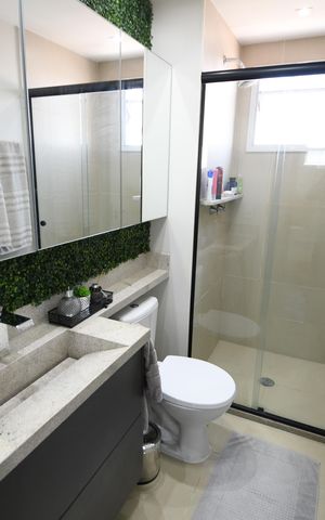 Apartamento à venda com 56m², 2 quartos e 1 vagaBanheiro Suíte