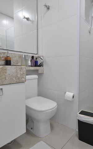 Casa para alugar com 109m², 3 quartos e 2 vagasBanheiro da Suíte 1