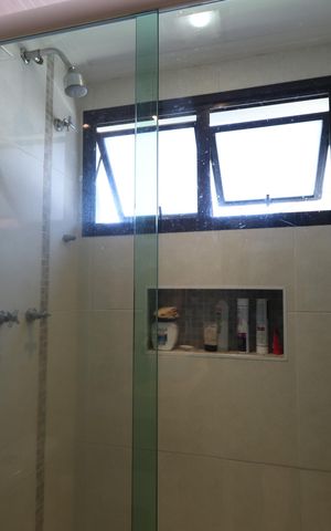 Apartamento à venda com 117m², 3 quartos e 2 vagasBanheiro da Suíte