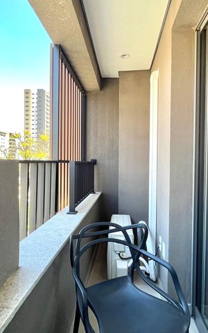 Studio à venda com 29m², 1 quarto e sem vagaVaranda