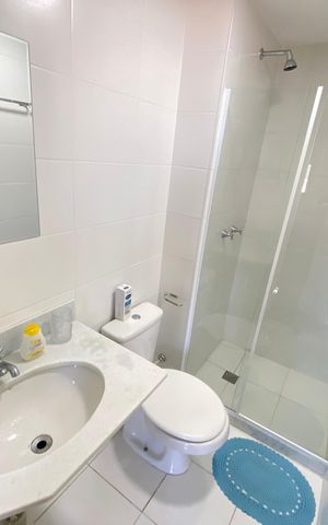 Apartamento para alugar com 50m², 2 quartos e 1 vaga Apartamento para alugar com 50m², 2 quartos e 1 vagaBanheiro