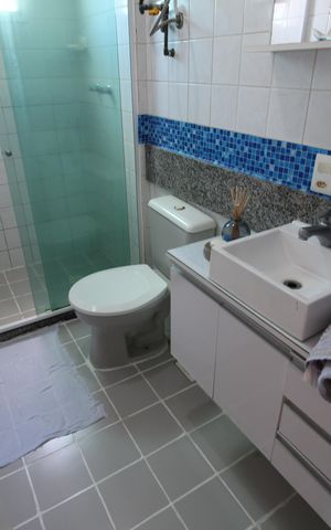 Apartamento à venda com 63m², 2 quartos e 1 vagaBanheiro Social
