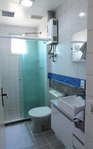 Apartamento à venda com 63m², 2 quartos e 1 vagaBanheiro Social