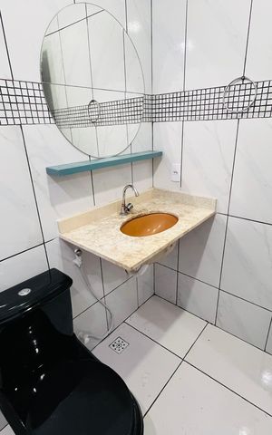 Casa para alugar com 63m², 2 quartos e sem vaga Casa para alugar com 63m², 2 quartos e sem vagaBanheiro Social
