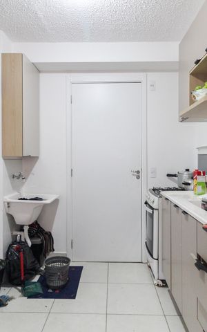 Apartamento à venda com 34m², 2 quartos e sem vaga Apartamento à venda com 34m², 2 quartos e sem vagaCozinha - Área de Serviço
