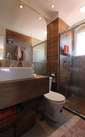 Apartamento à venda com 59m², 2 quartos e 1 vagaQuarto 1 - Suíte Banheiro 