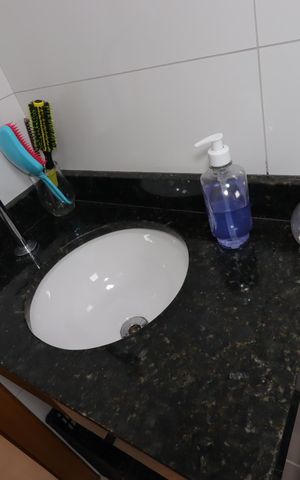 Apartamento à venda com 69m², 2 quartos e 1 vagaBanheiro Social - Pia